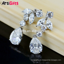 Pendiente set top diseño Cubic Zirconia Diamante colgante pendiente